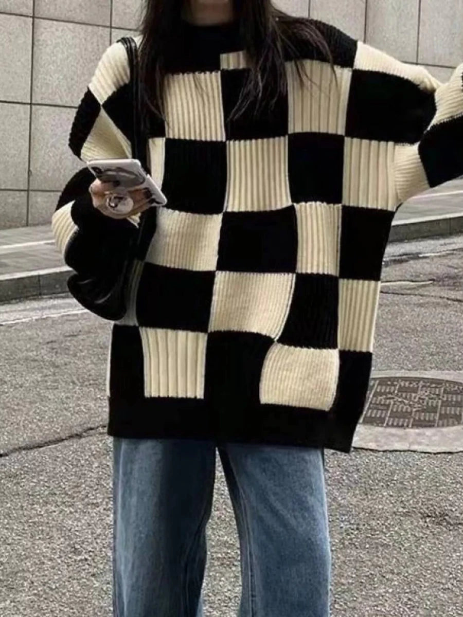Silhouette Knit Sweater - Brick + Boho