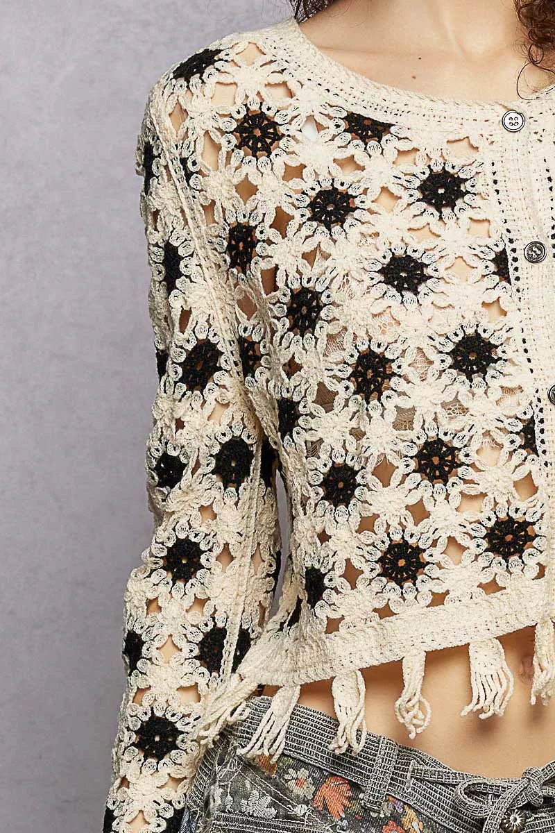 Silver Spring Tassel Crochet - Brick + Boho