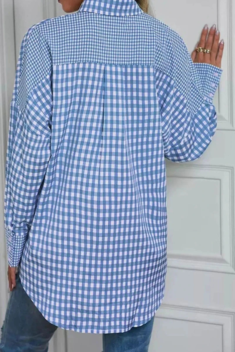 Spire Plaid Button Shirt - Brick + Boho