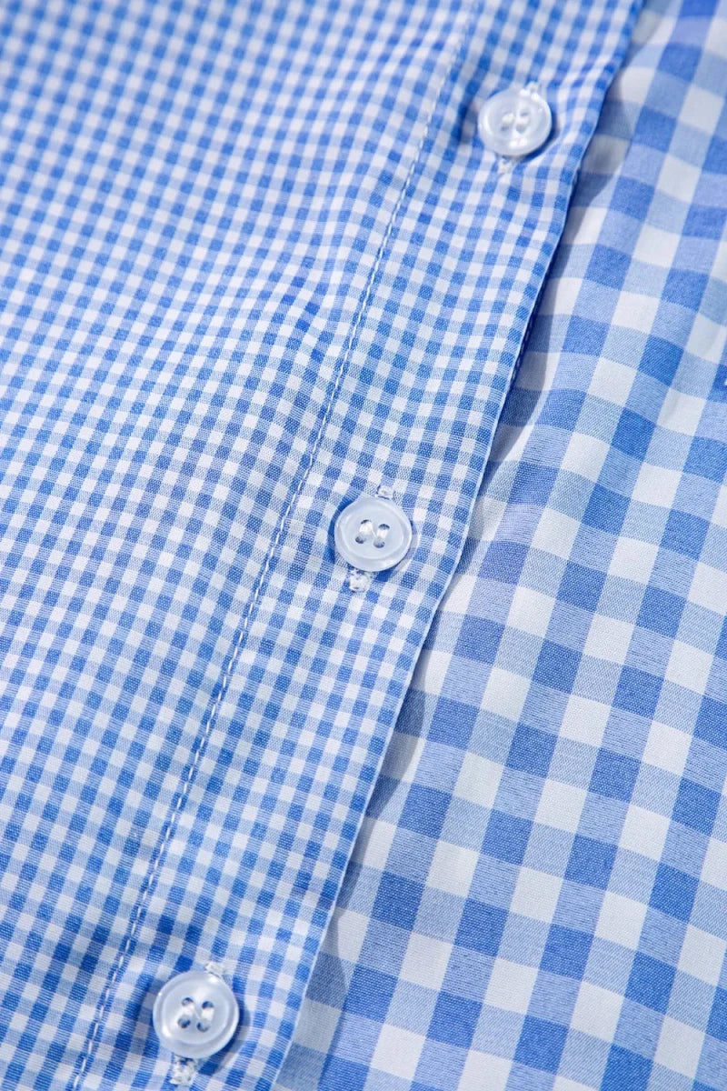 Spire Plaid Button Shirt - Brick + Boho