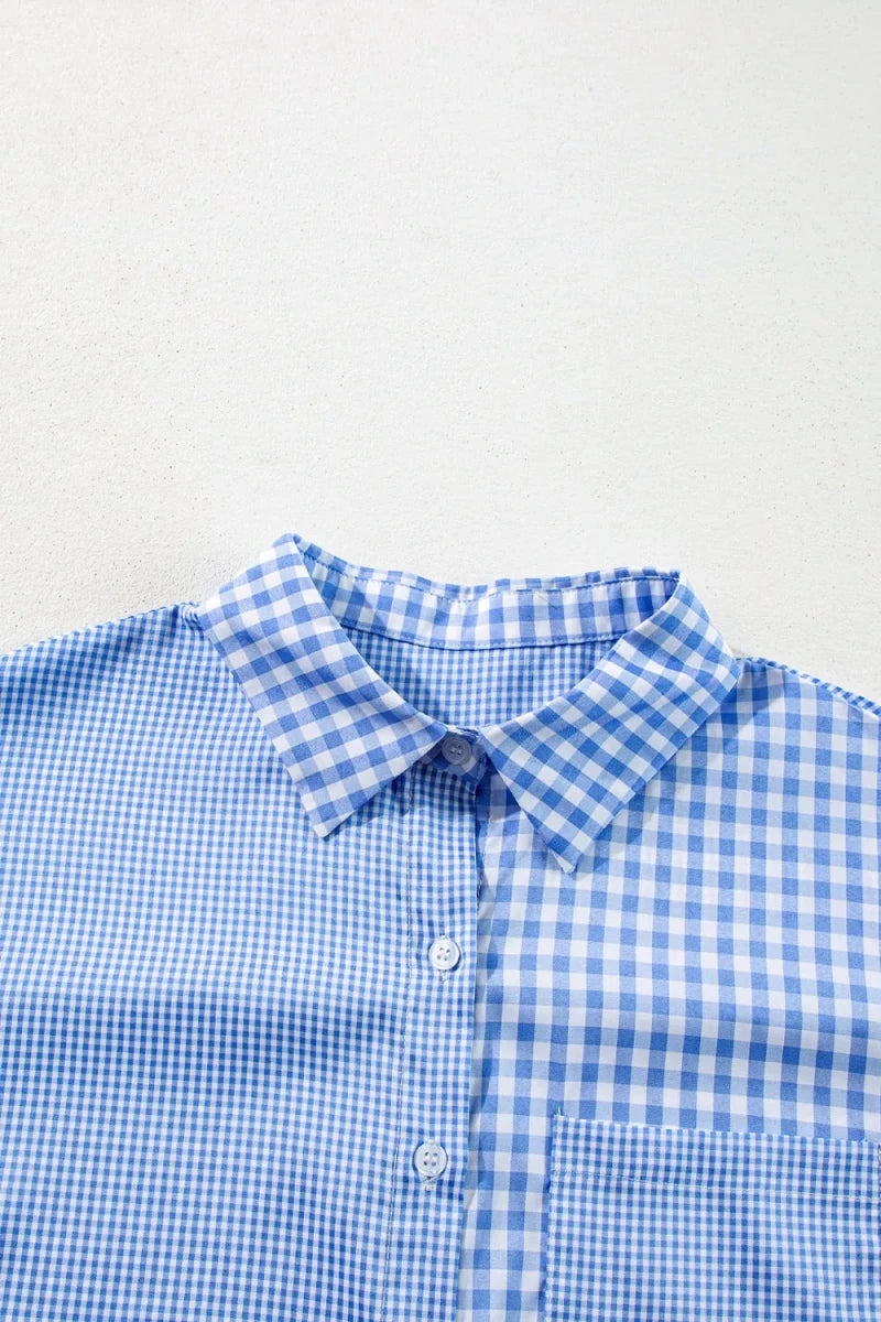 Spire Plaid Button Shirt - Brick + Boho