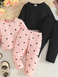 Starman Ribbed Baby Set - Brick + Boho
