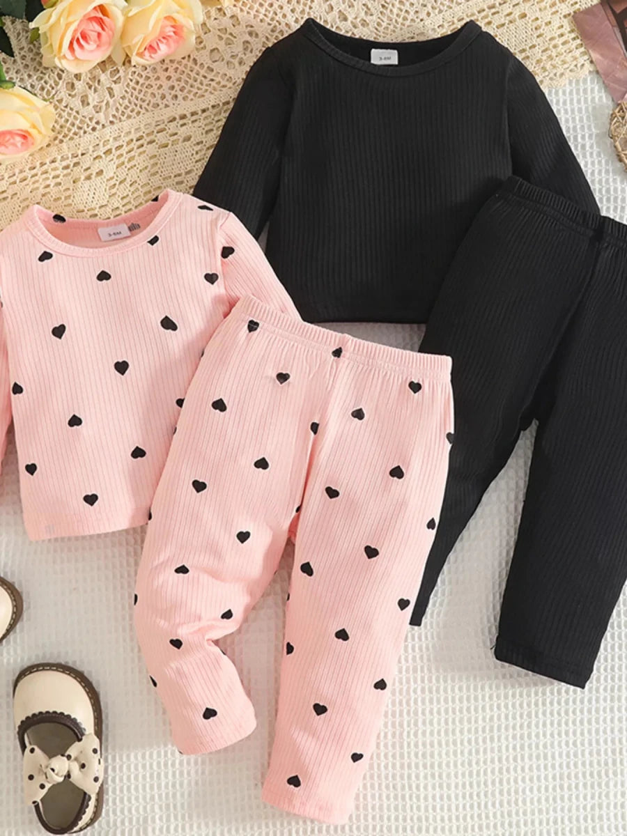 Starman Ribbed Baby Set - Brick + Boho