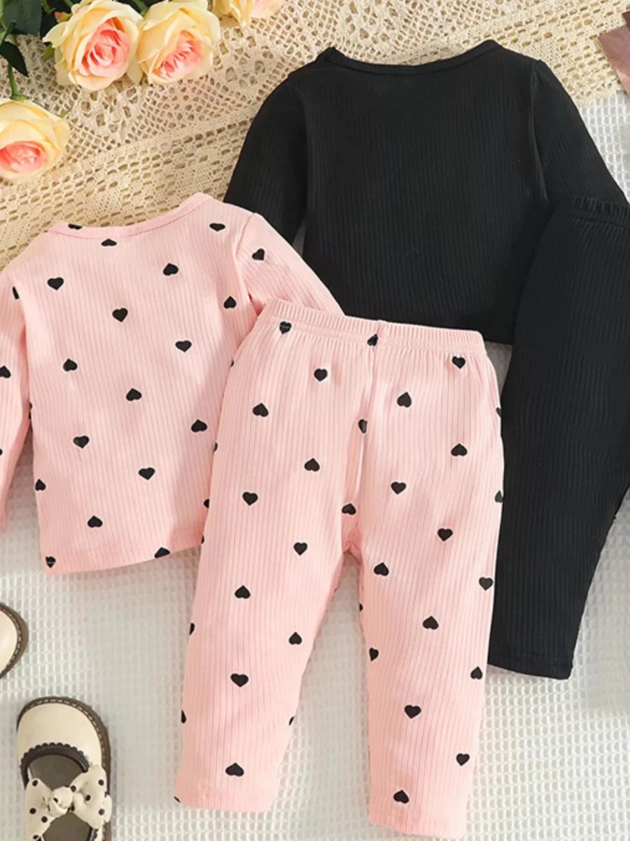 Starman Ribbed Baby Set - Brick + Boho