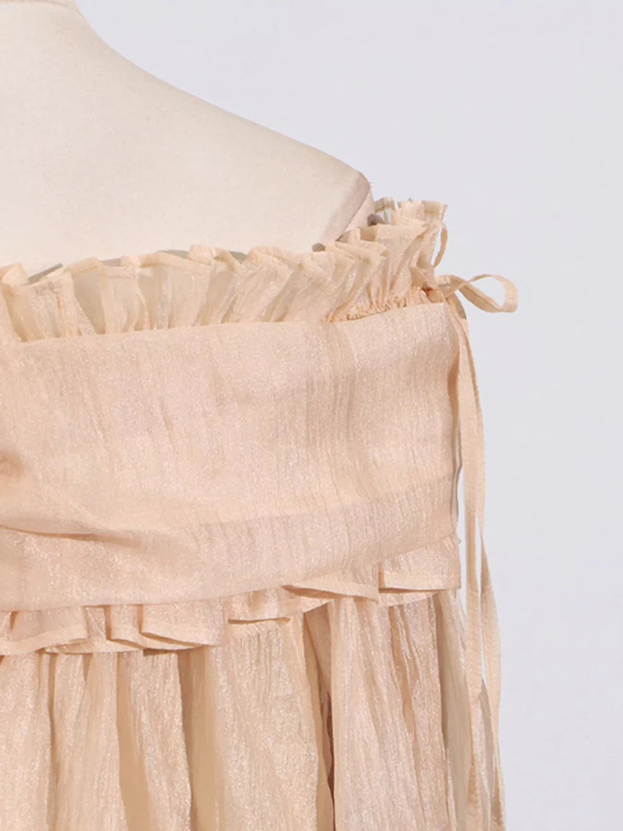 Statuesque Flounce Ruffle - Brick + Boho