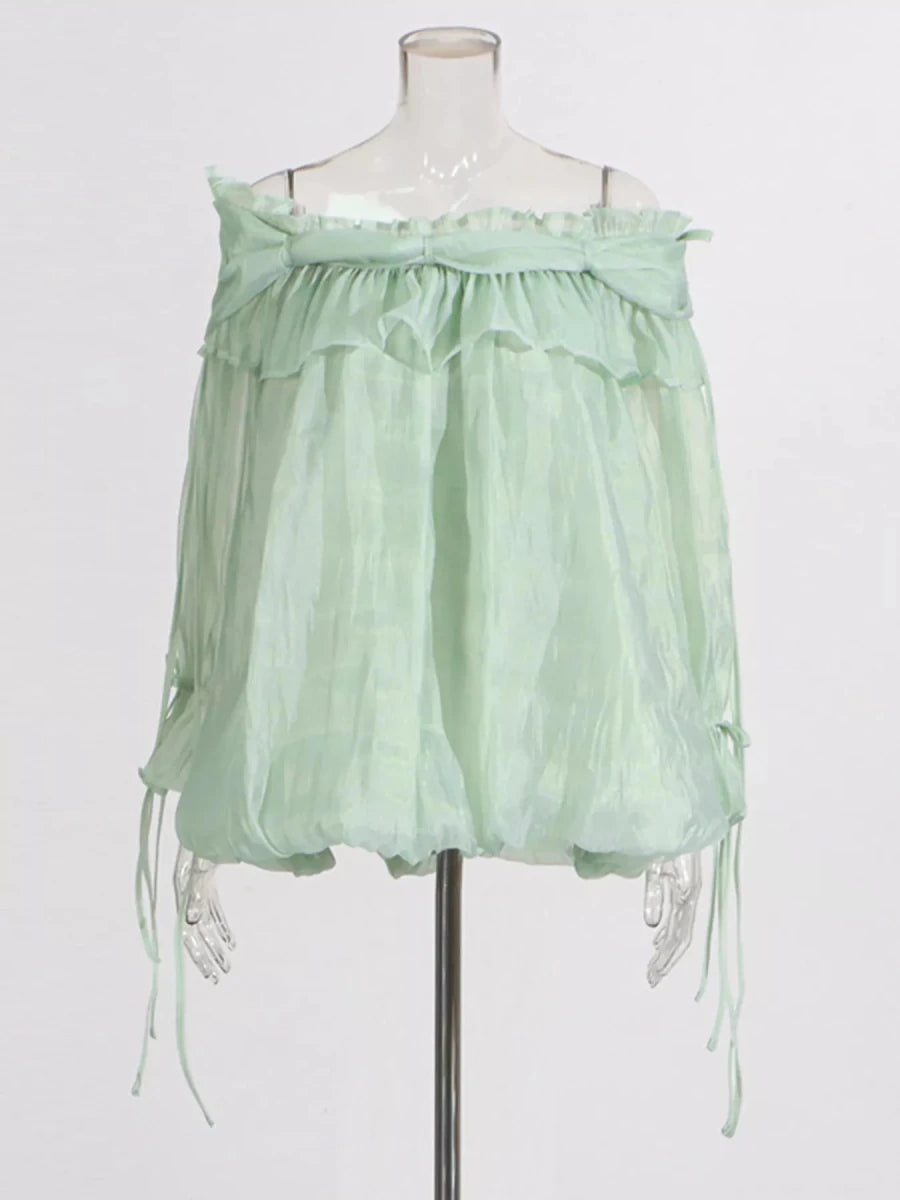 Statuesque Flounce Ruffle - Brick + Boho