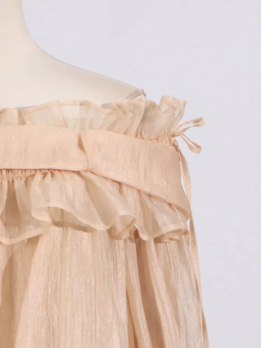 Statuesque Flounce Ruffle - Brick + Boho