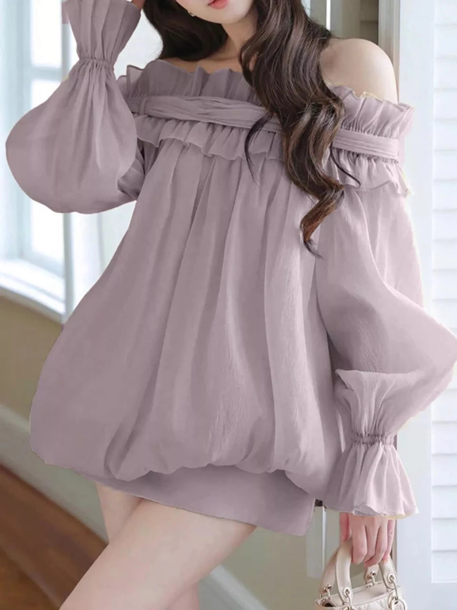 Statuesque Flounce Ruffle - Brick + Boho
