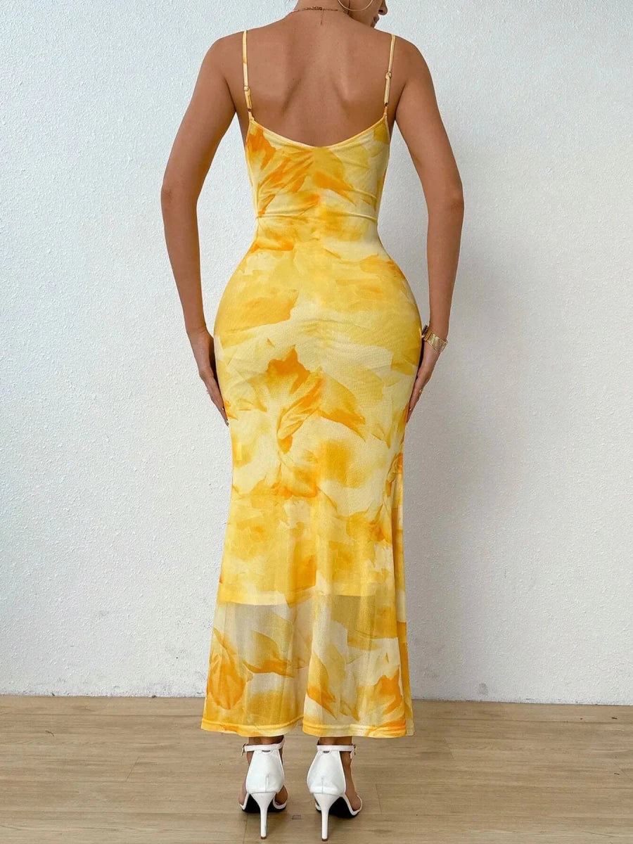 Sun Chaser Fluted Bodycon Dress - Brick + Boho