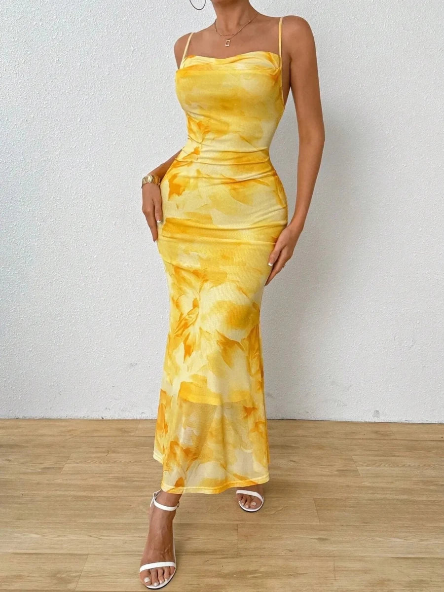 Sun Chaser Fluted Bodycon Dress - Brick + Boho
