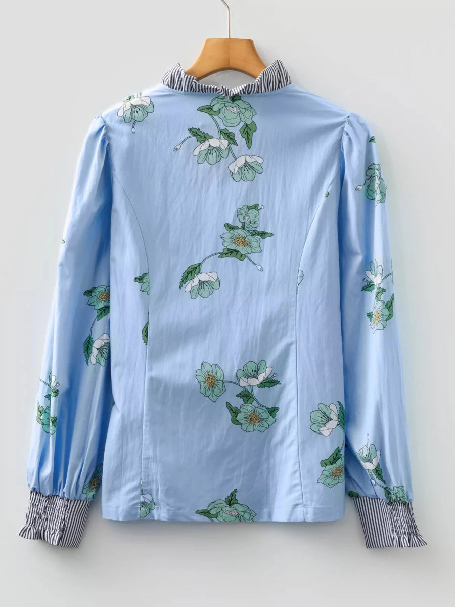 Sunlit Garden Frill Top - Brick + Boho