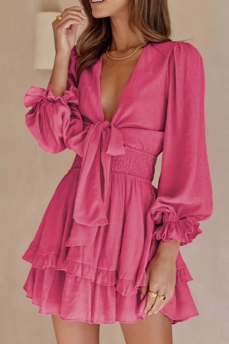 Sunrise Escape Ruffle Mini - Brick + Boho