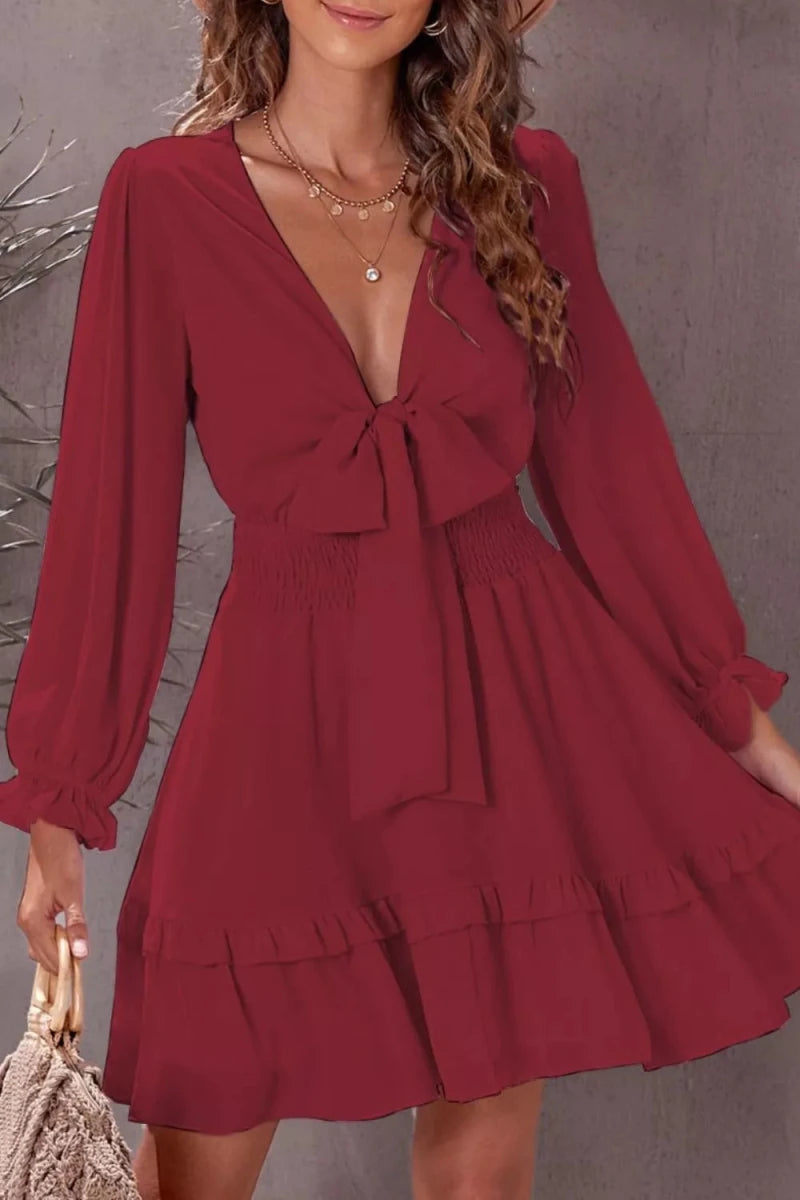 Sunrise Escape Ruffle Mini - Brick + Boho