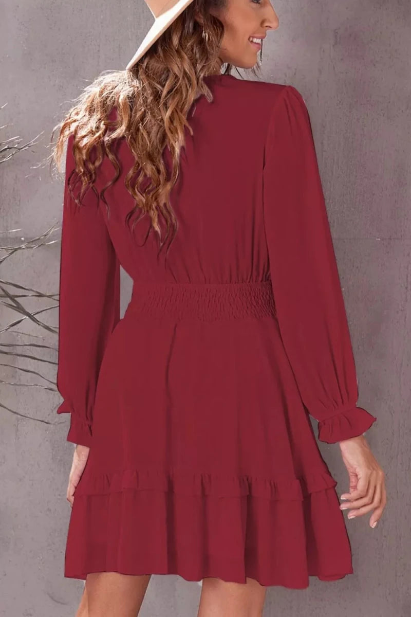 Sunrise Escape Ruffle Mini - Brick + Boho