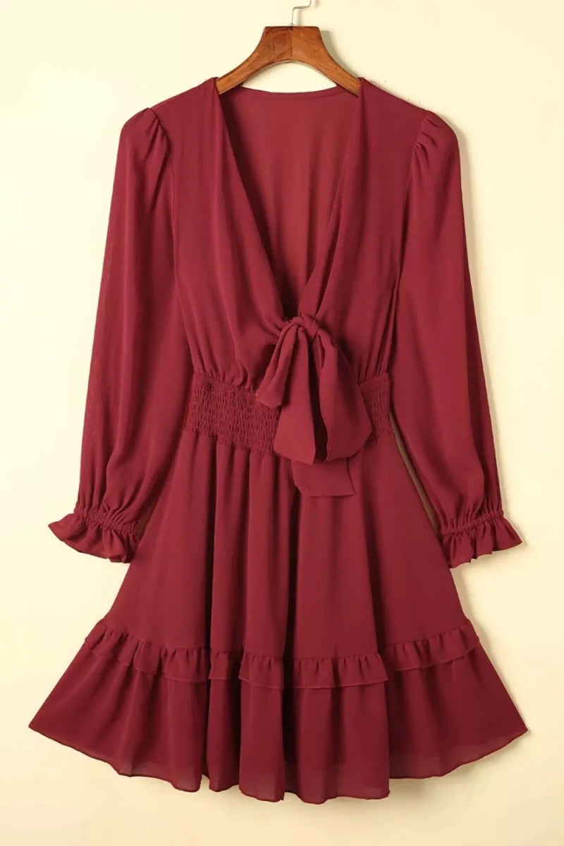 Sunrise Escape Ruffle Mini - Brick + Boho