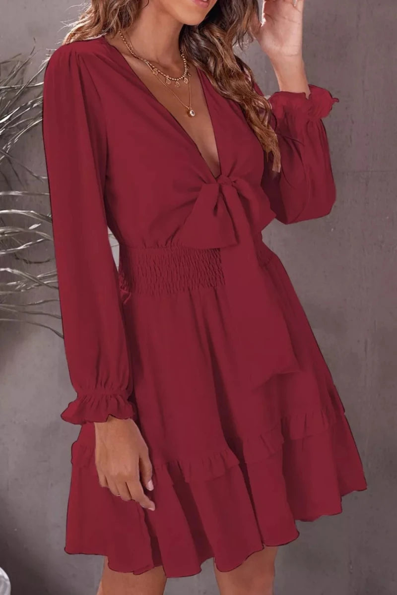 Sunrise Escape Ruffle Mini - Brick + Boho