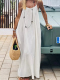 Sunset Wanderer Backless Maxi - Brick + Boho