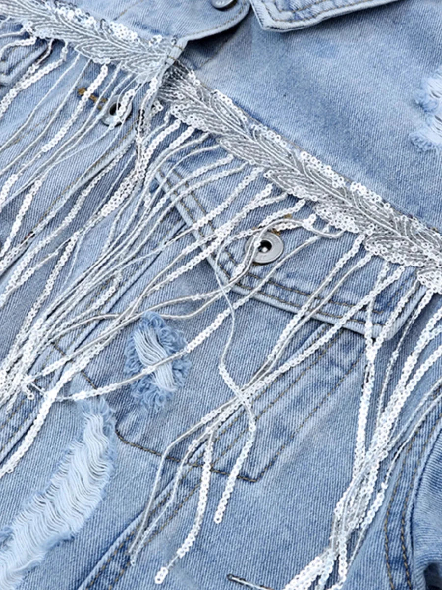 Superstition Fringe Jacket - Brick + Boho