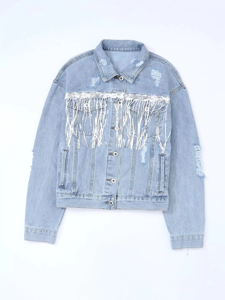 Superstition Fringe Jacket - Brick + Boho