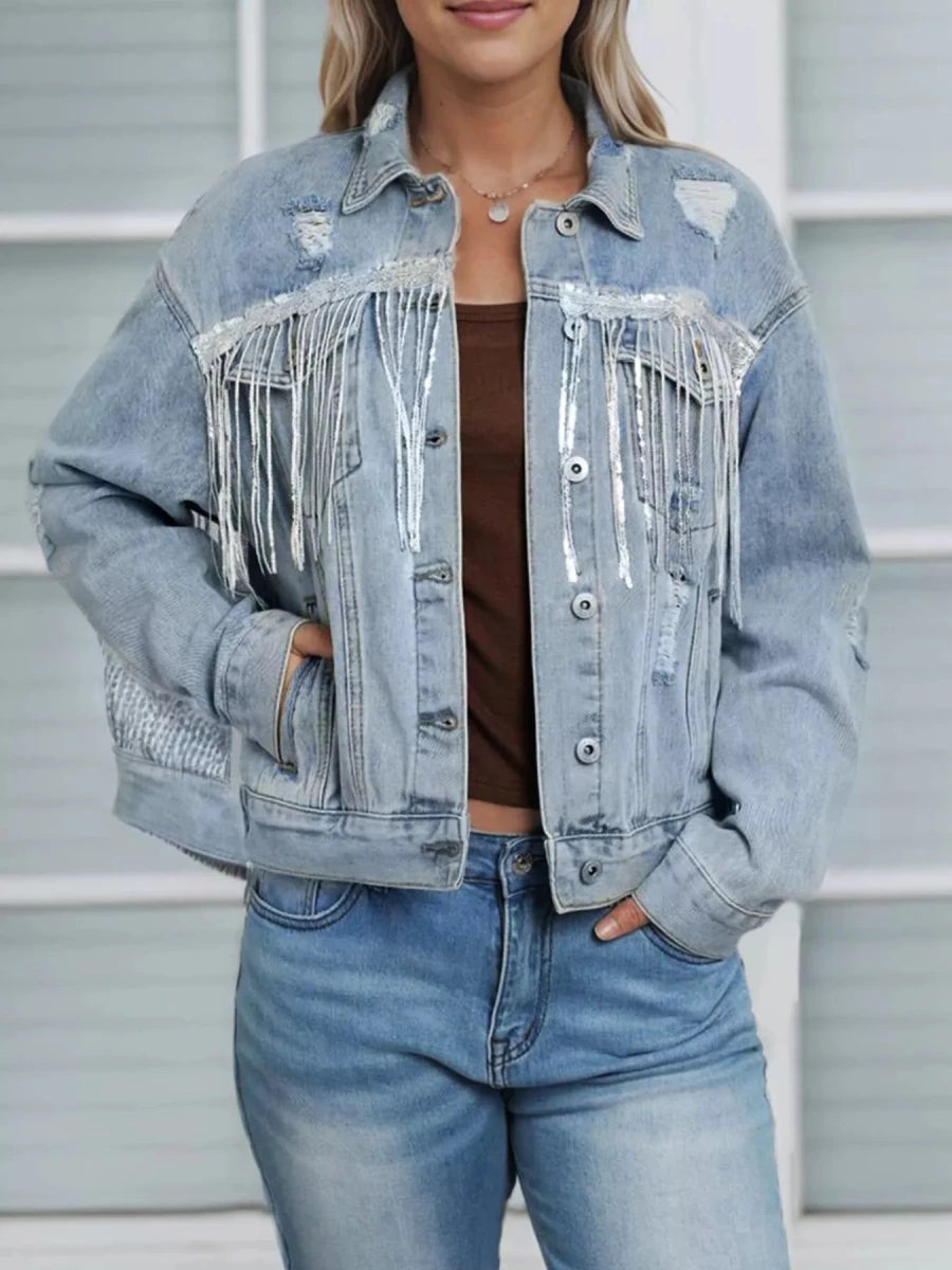 Superstition Fringe Jacket - Brick + Boho