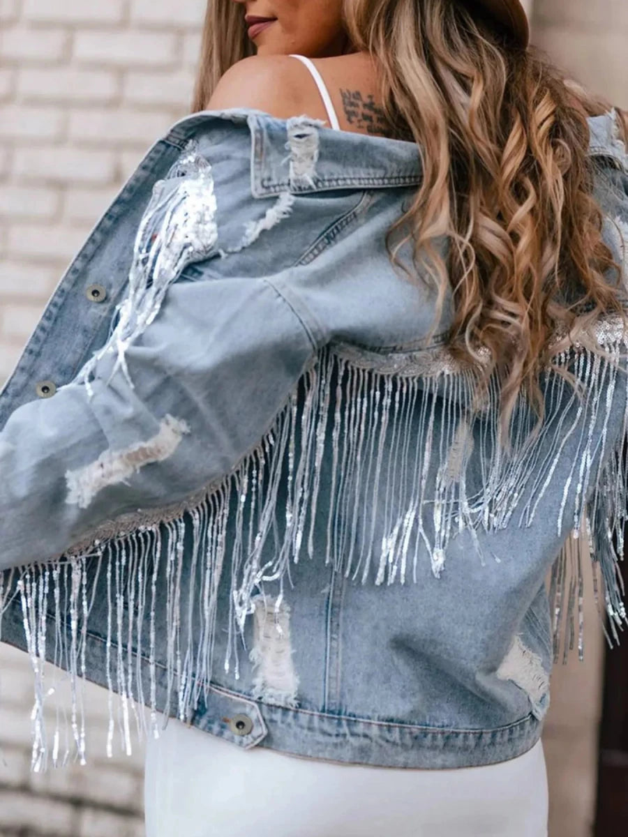 Superstition Fringe Jacket - Brick + Boho