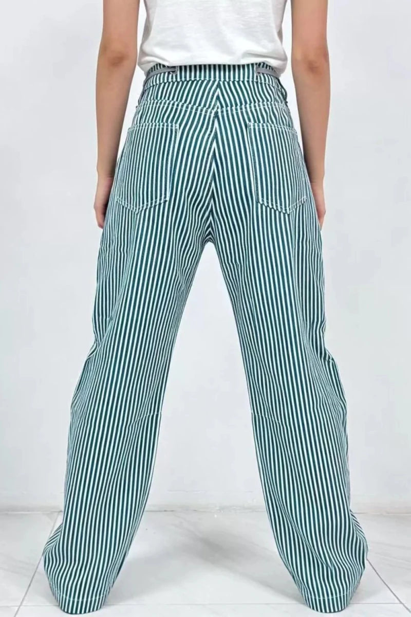 Superstition Striped Palazzo - Brick + Boho