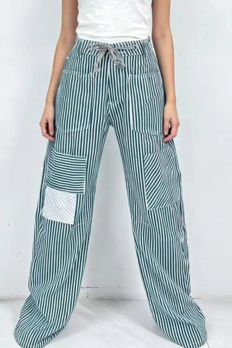 Superstition Striped Palazzo - Brick + Boho