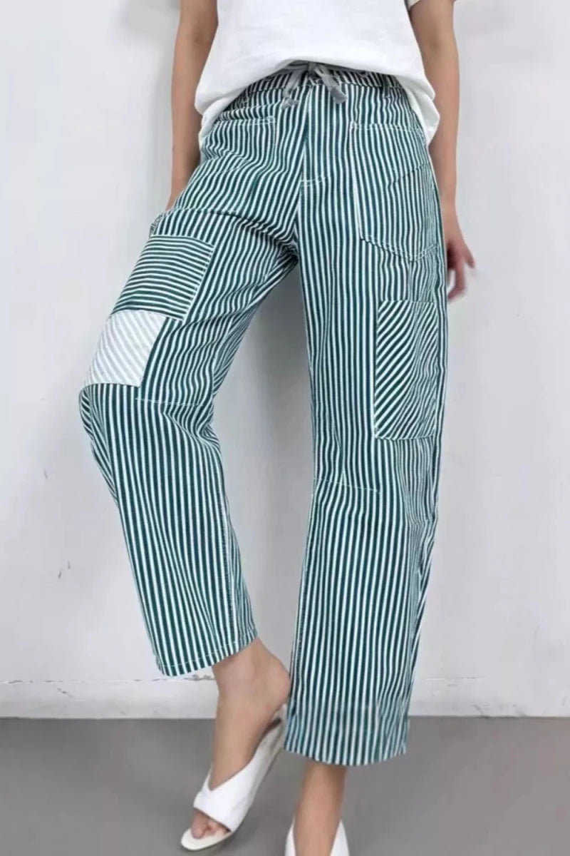 Superstition Striped Palazzo - Brick + Boho