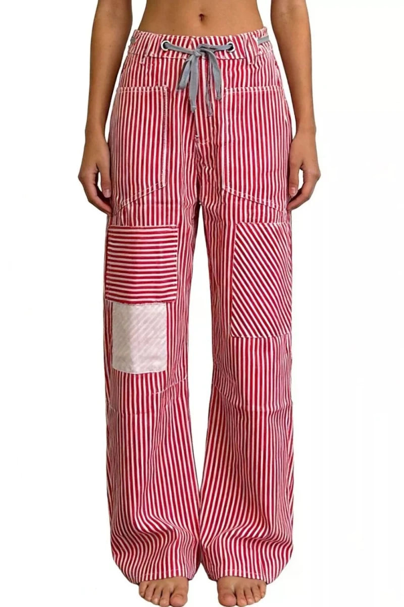 Superstition Striped Palazzo - Brick + Boho