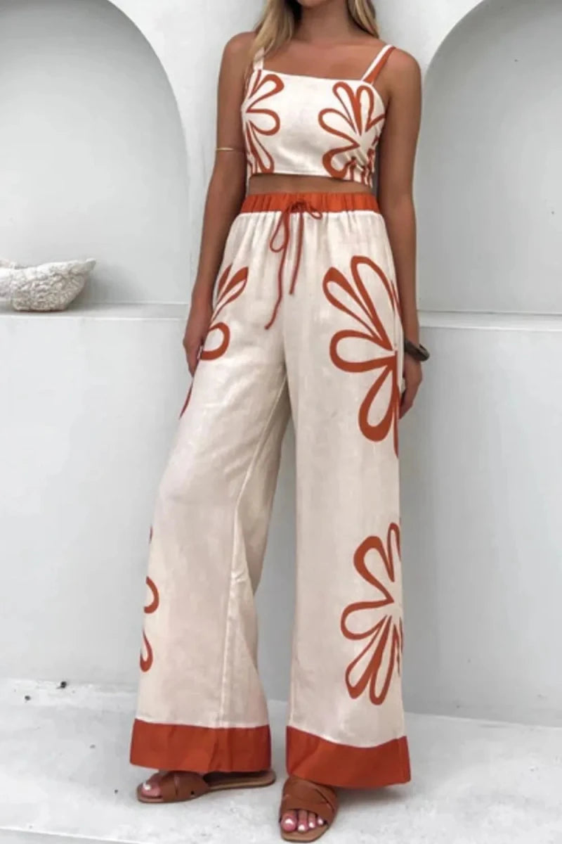 Tasseled Ruffled Bow Set - Brick + Boho