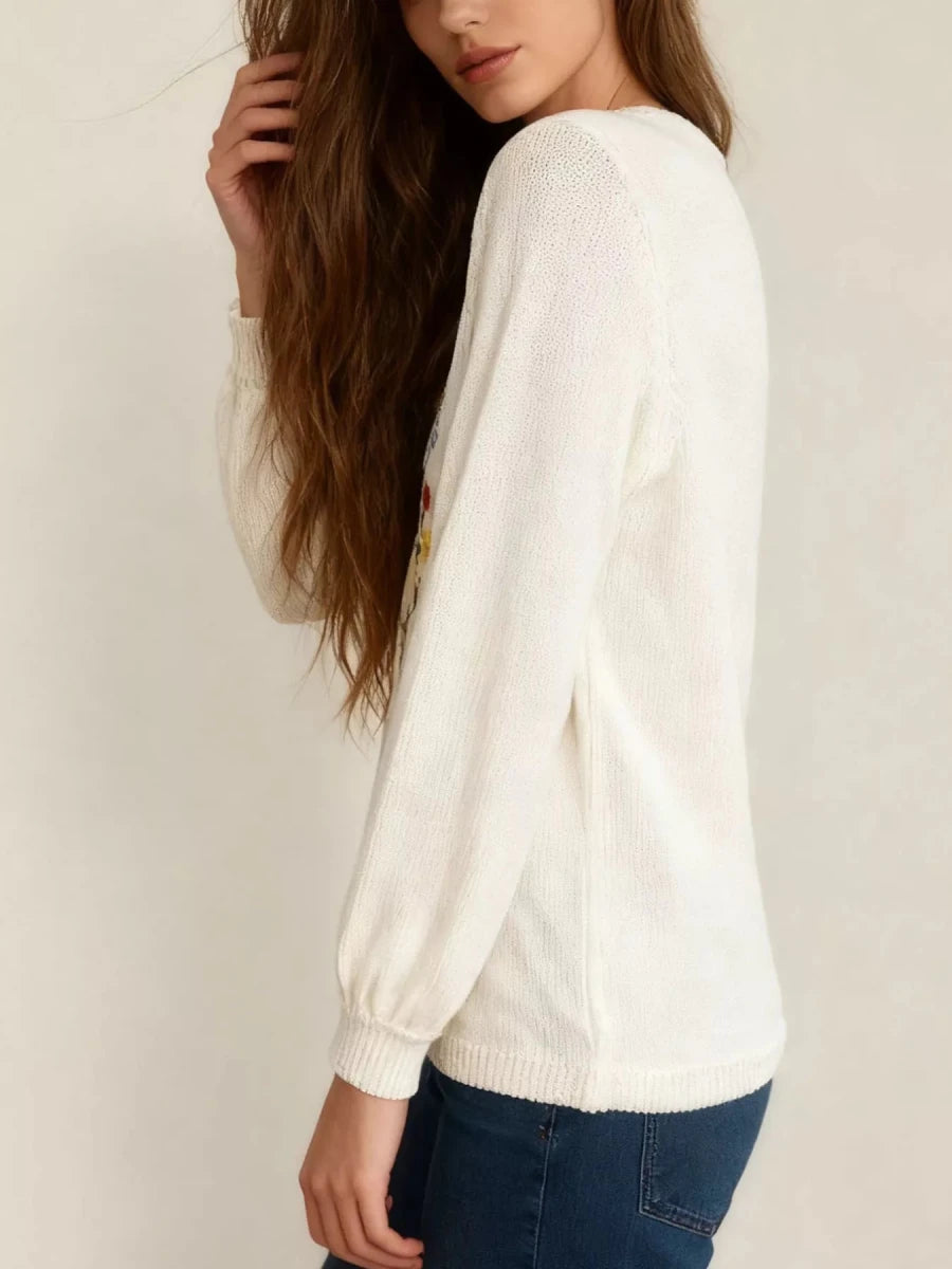 Terrace Embroidered Mesh Top - Brick + Boho