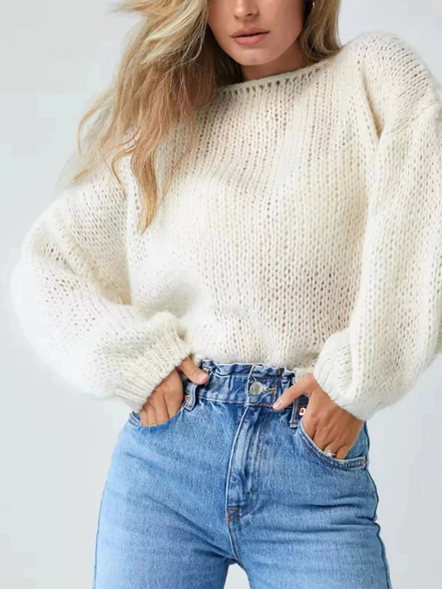 Terracotta Boat Neck Knit - Brick + Boho