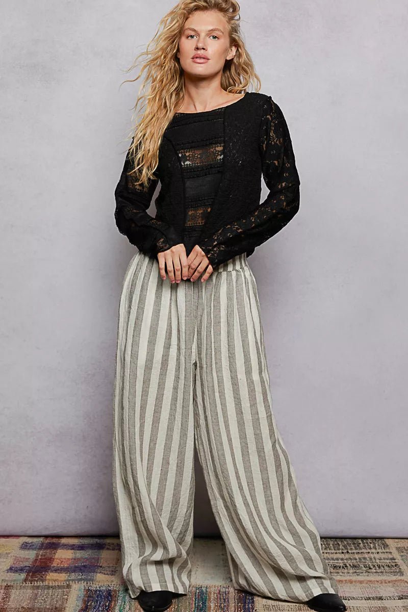 Textural Lace Blouse - Brick + Boho