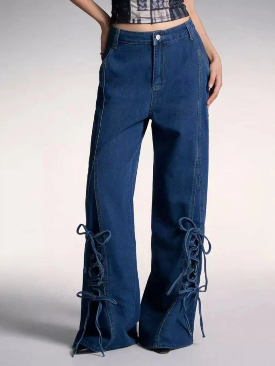 Tiny Dancer Lace Denim - Brick + Boho