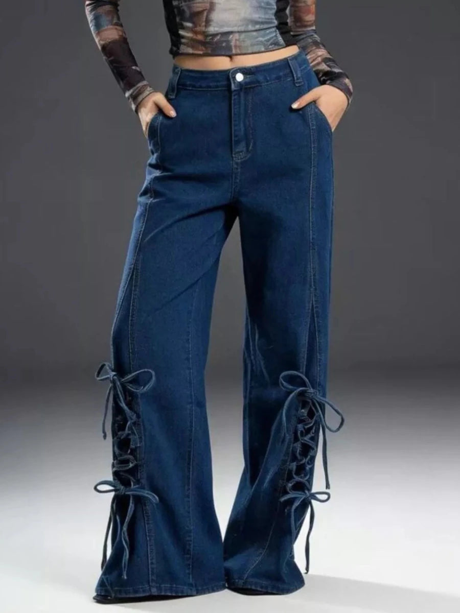 Tiny Dancer Lace Denim - Brick + Boho