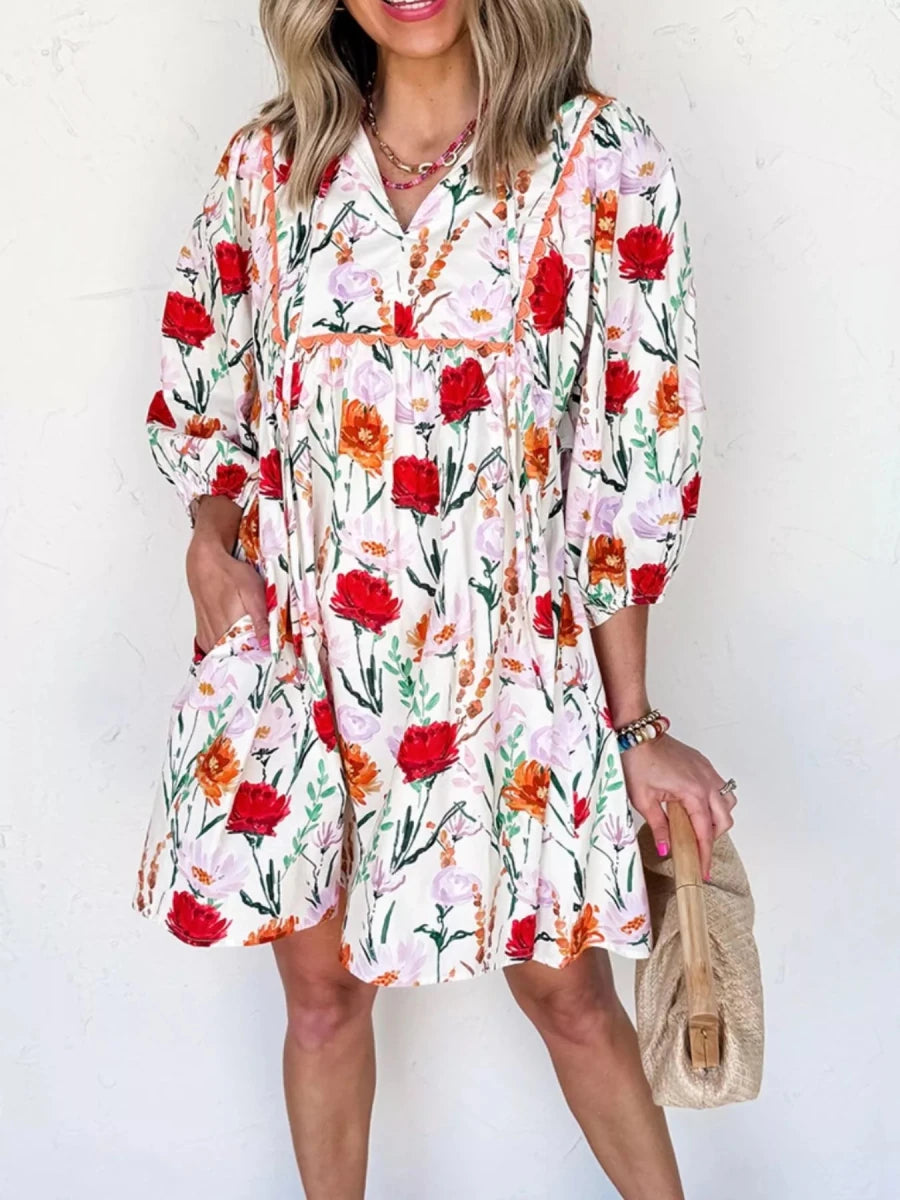 Tussah Tiered Mini - Brick + Boho