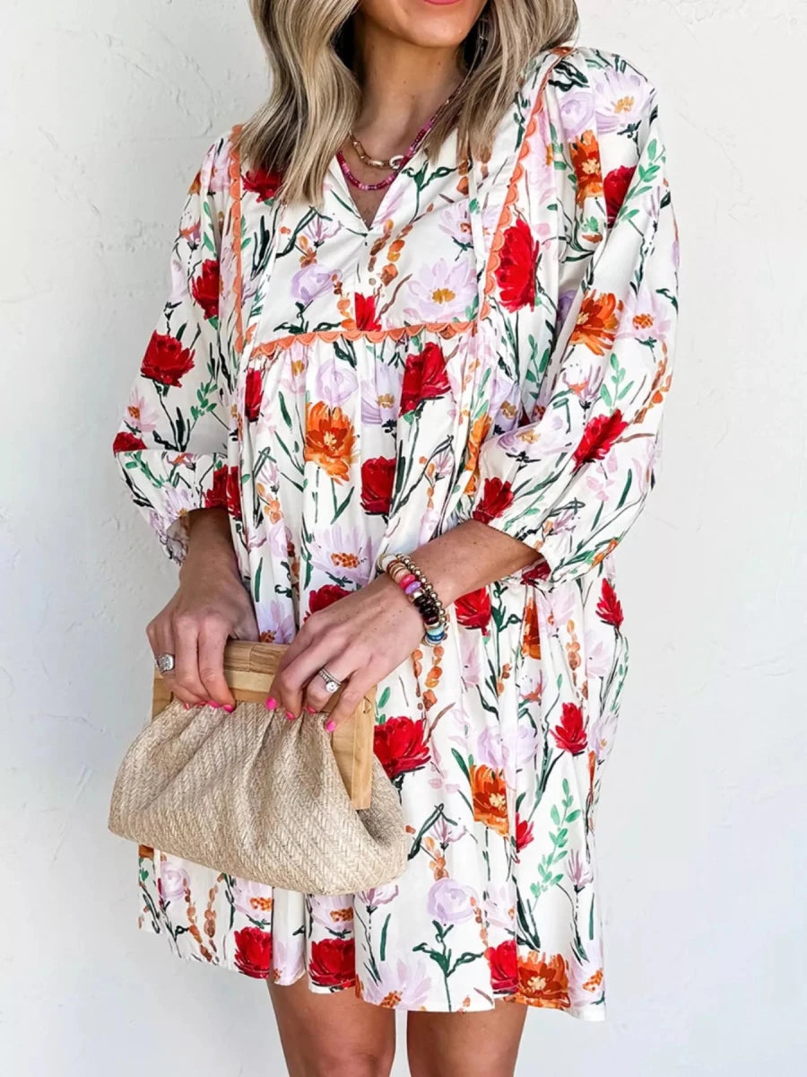 Tussah Tiered Mini - Brick + Boho
