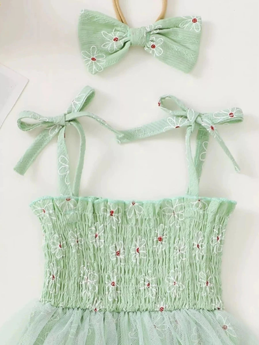 Twinkle Tulle Baby Romper - Brick + Boho