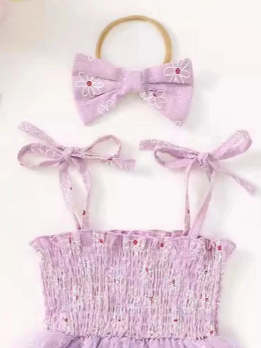 Twinkle Tulle Baby Romper - Brick + Boho