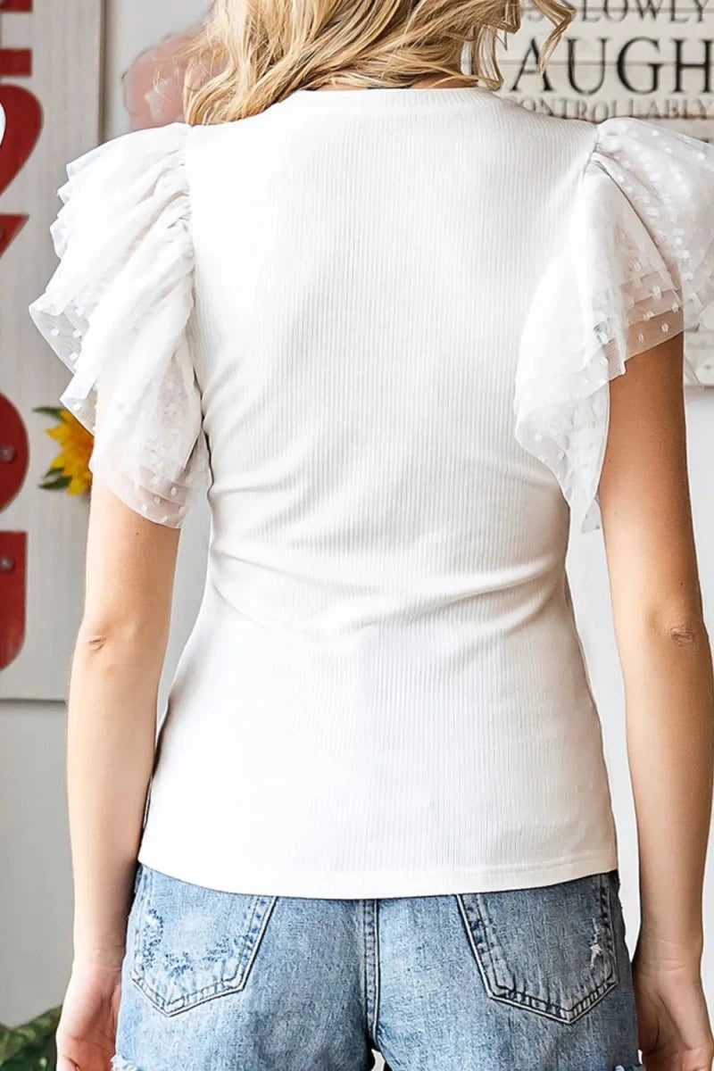 Vaulted Embroidered Blouse - Brick + Boho