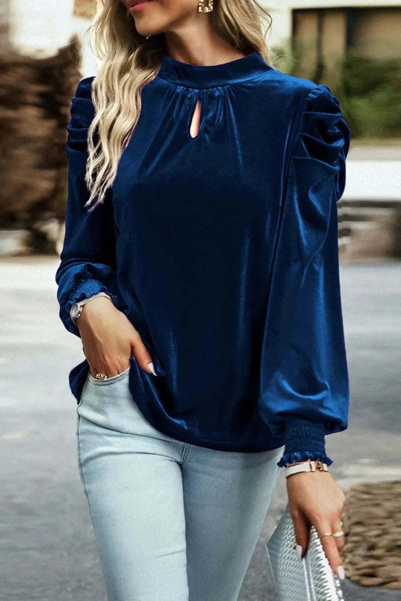 Velvet Horizon Essence Blouse - Brick + Boho
