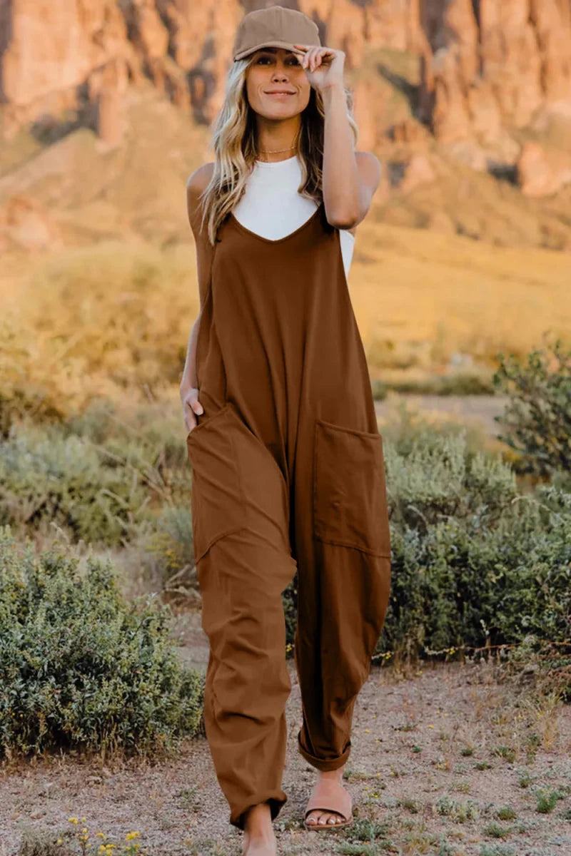 Wandering Sage Jumpsuit - Brick + Boho