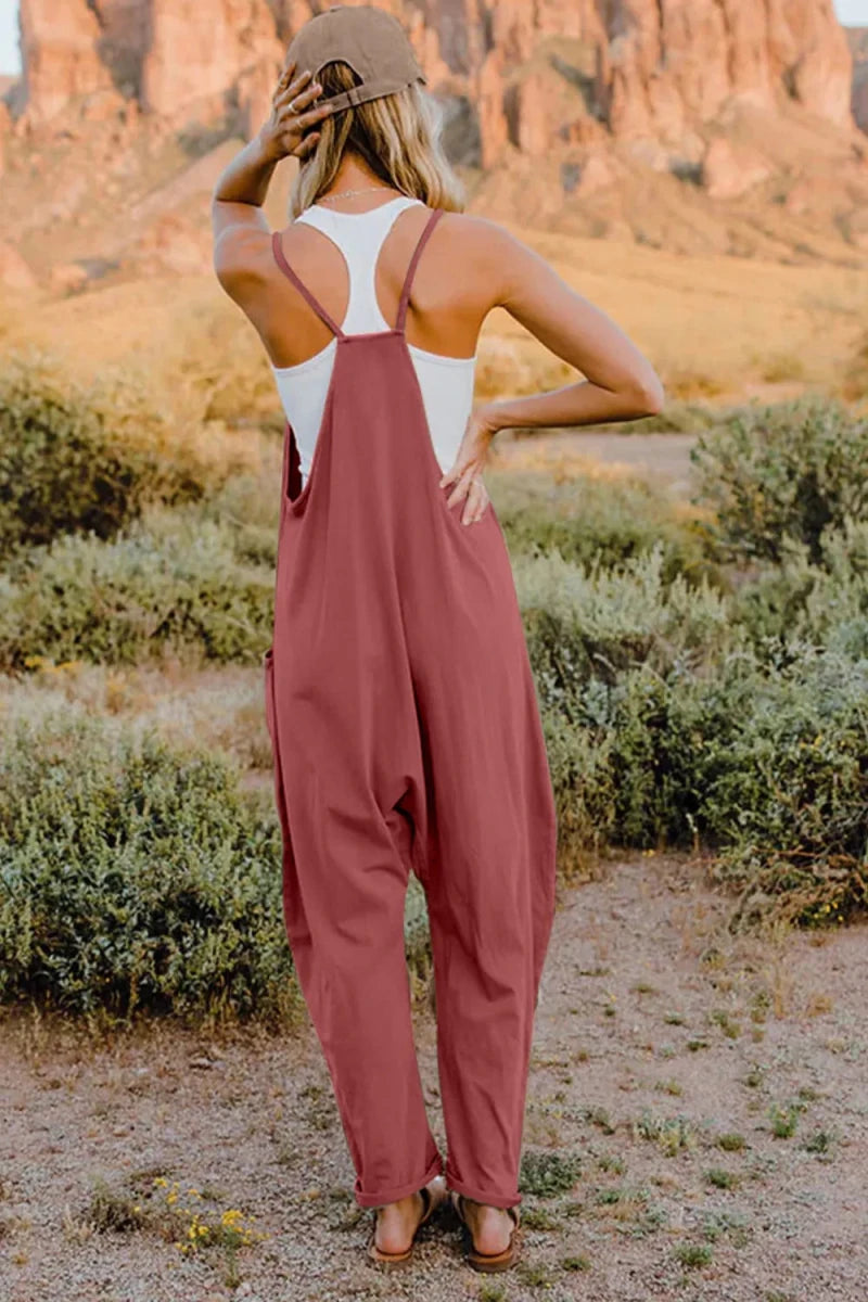 Wandering Sage Jumpsuit - Brick + Boho