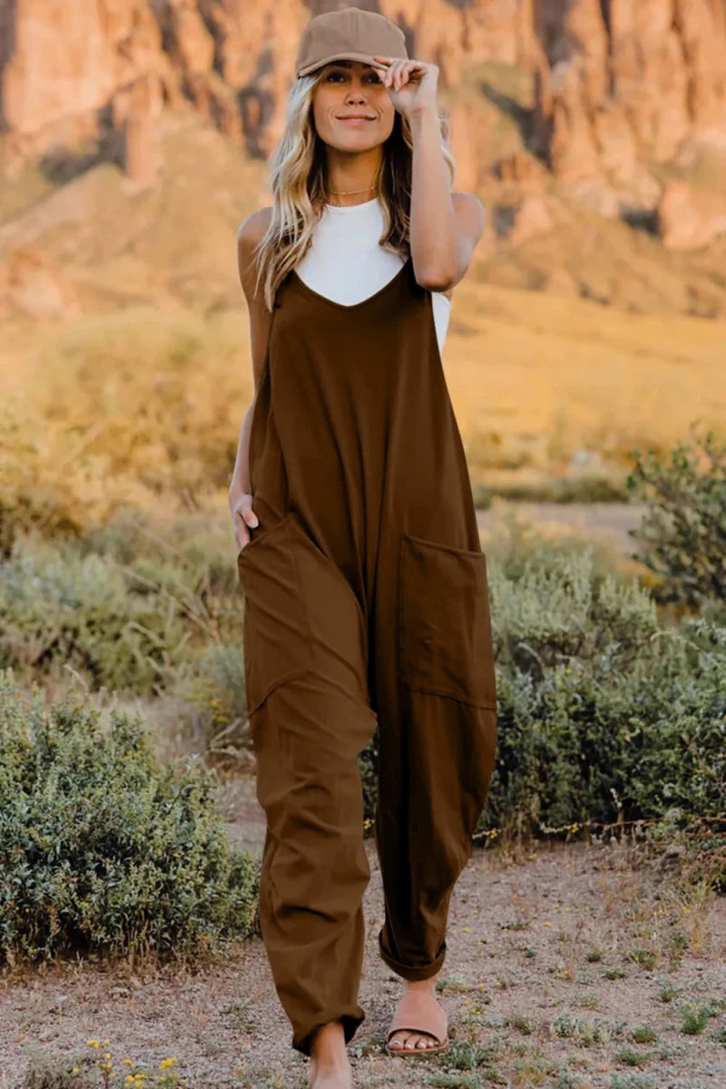 Wandering Sage Jumpsuit - Brick + Boho
