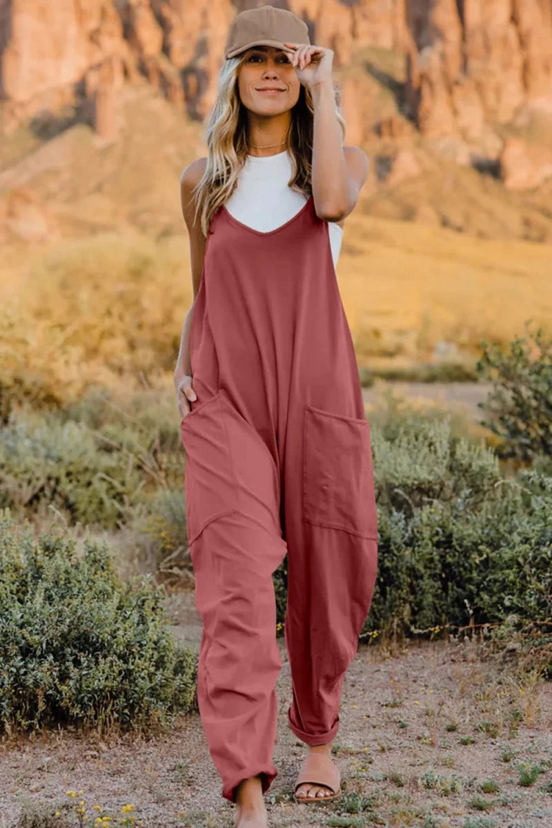 Wandering Sage Jumpsuit - Brick + Boho