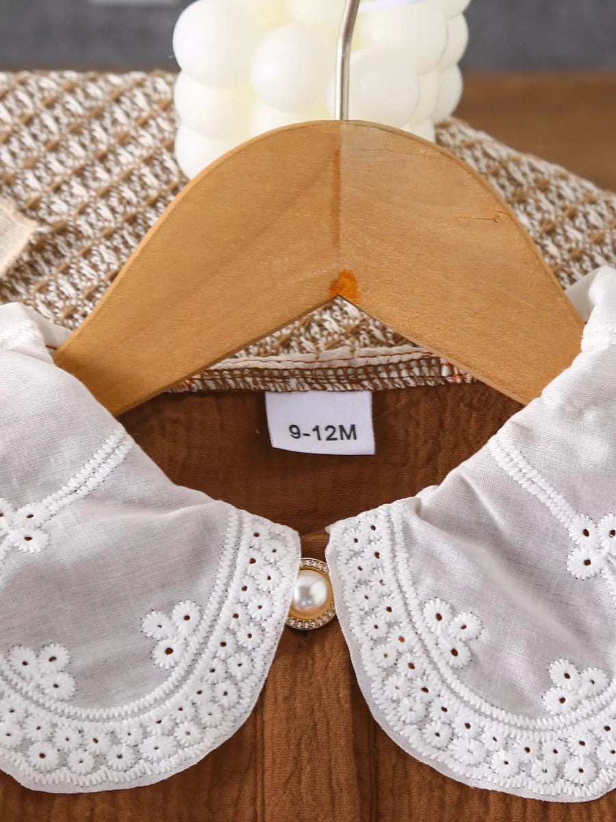 Wanderlust Ruffled Bow Set - Brick + Boho
