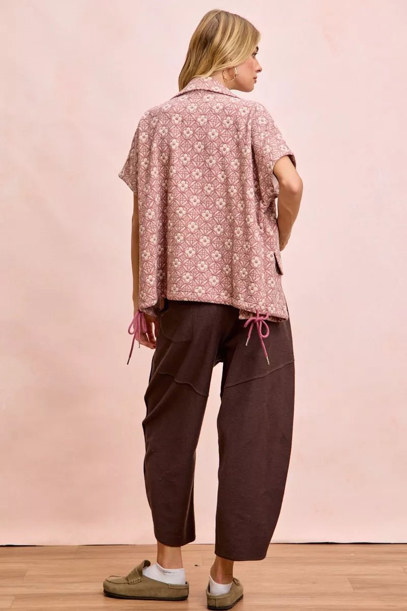 Washed Terry Lounge Pants - Brick + Boho