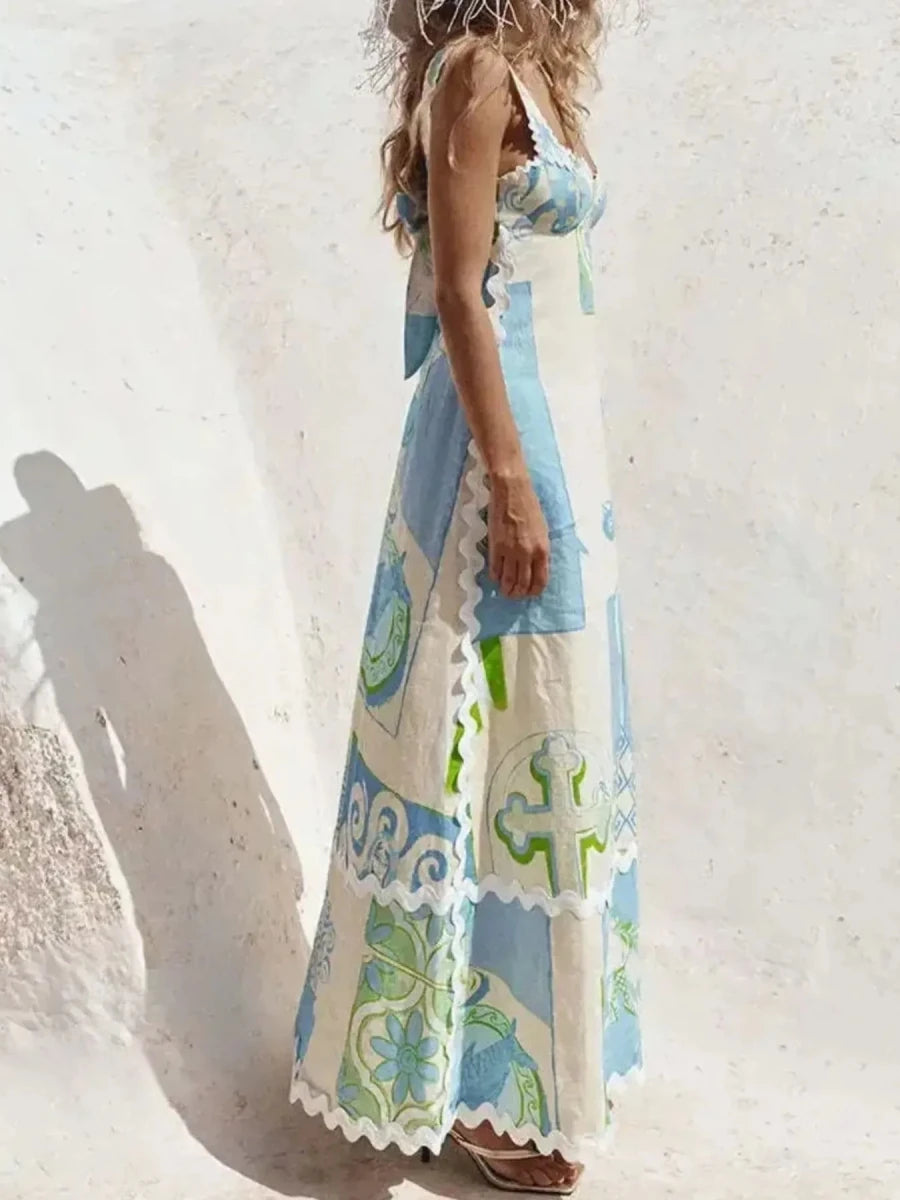 Wild Spirit Fringe Maxi - Brick + Boho