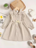Wonder Bow Dress - Brick + Boho