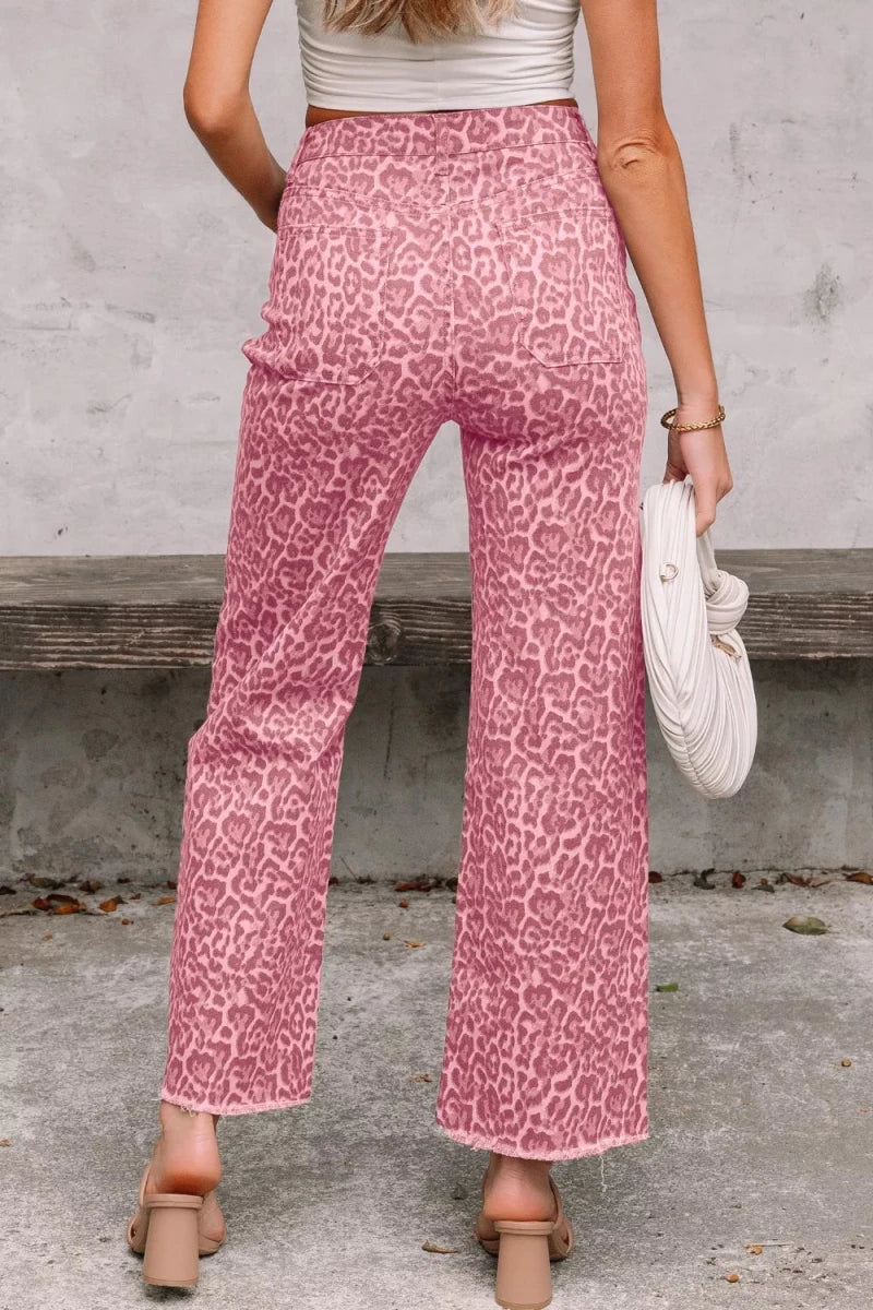 Young American Leopard Denim - Brick + Boho